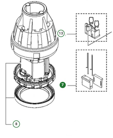 Motorstecker 5992814-01 in der Gruppe  bei GPLSHOP (5992814-01)