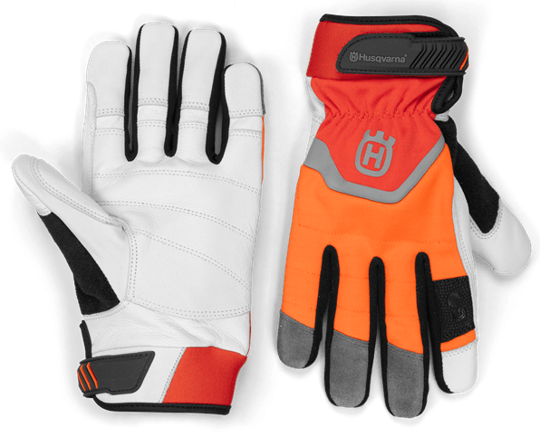 Handschuhe Husqvarna Technical mit Schnittschutz, 8 in der Gruppe Husqvarna Forst- und Garten produkte / Husqvarna Kleidung/Ausrüstung / Handschuhe bei GPLSHOP (5996512-08)