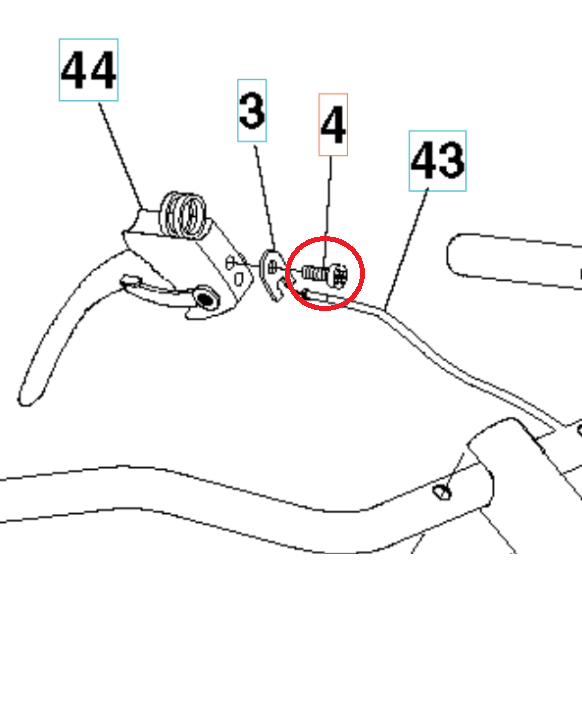 Schrauben 8181010-08 in der Gruppe Ersatzteile / Ersatzteile für Husqvarna Motorhacken / Ersatzteile Husqvarna TR430 bei GPLSHOP (8181010-08)