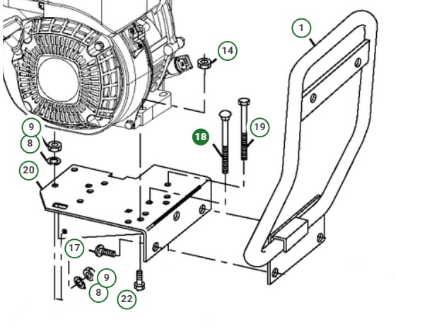 Bolzen 8724706-36 in der Gruppe  bei GPLSHOP (8724706-36)
