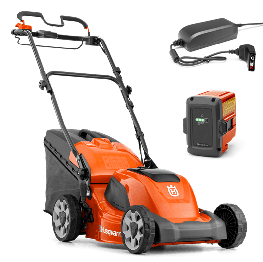 Husqvarna LC 141iV Akku-Rasenmäher + BLi20 & QC80 in der Gruppe Husqvarna Forst- und Garten produkte / Husqvarna Rasenmäher / Akku rasenmäher bei GPLSHOP (9670992-02)