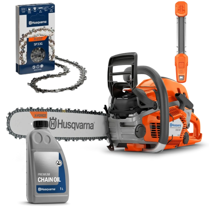 Husqvarna 550XP Mark II 15'' Startpaket in der Gruppe Husqvarna Forst- und Garten produkte / Husqvarna Motorsägen / Profisägen bei GPLSHOP (9676908)