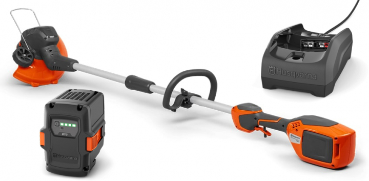 Husqvarna 110iL FLXi Akku-Trimmer + B70 & C80 in der Gruppe Husqvarna Forst- und Garten produkte / Husqvarna Freischneider & Trimmer / Akkubetriebene trimmer/freischneider bei GPLSHOP (9705312-02)