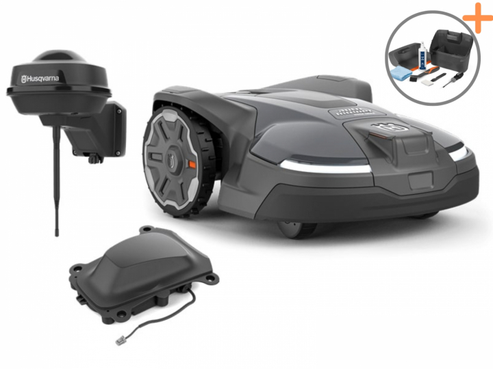 Husqvarna Automower® 450X Nera Mähroboter mit EPOS plug-in kit | Wartungs- und Reinigungsset kostenlos! in der Gruppe  bei GPLSHOP (9705353)