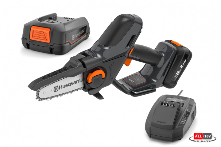 Husqvarna Aspire™ P5 mit Akku und Ladegerät in der Gruppe Husqvarna Forst- und Garten produkte / Husqvarna Äxte und Forstwerkzeuge / Astsägen bei GPLSHOP (9707537-02)