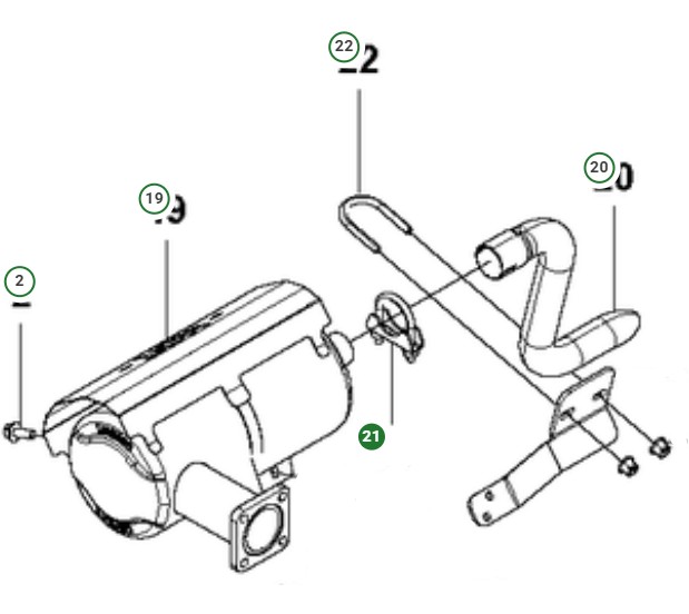 Auspuffschelle, Auspuffdurchmesser 35