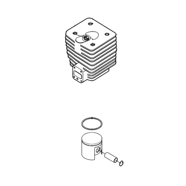 Zylinder Jonsered RS51, RS52
