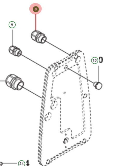 Kabeleinführung M20X1,5 5055269-02