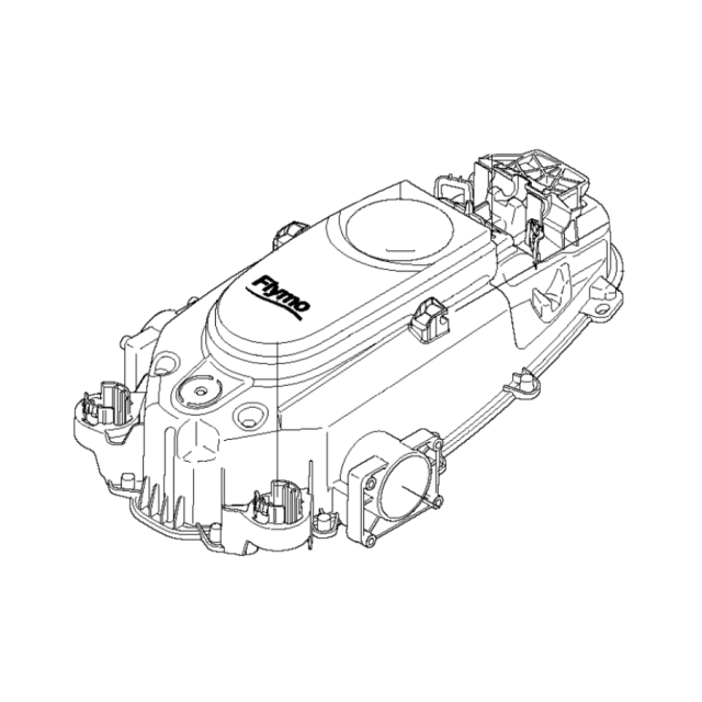 Fahrgestell-Aufbau oberer P005 Ersatzteile Flymo