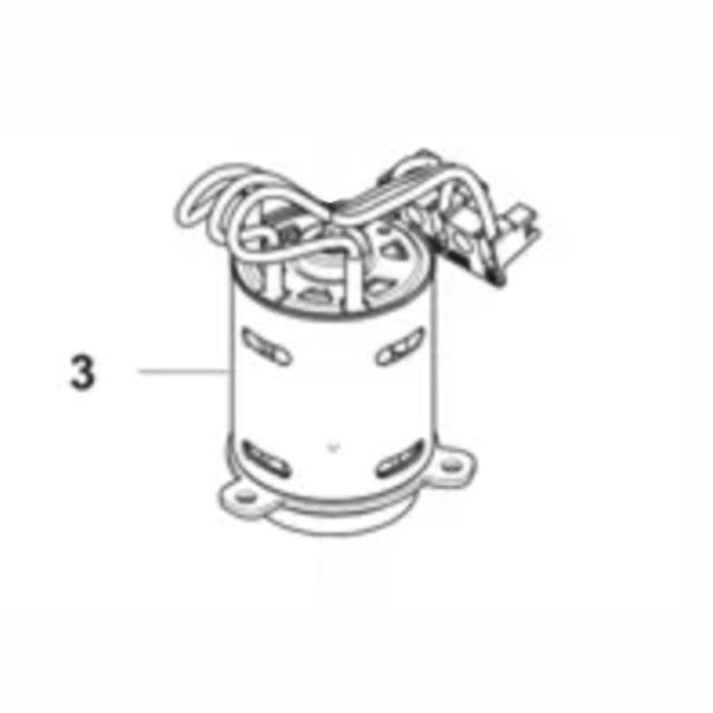 Motorbaugruppe Bldc E8 20 mm mit F 5299085-01