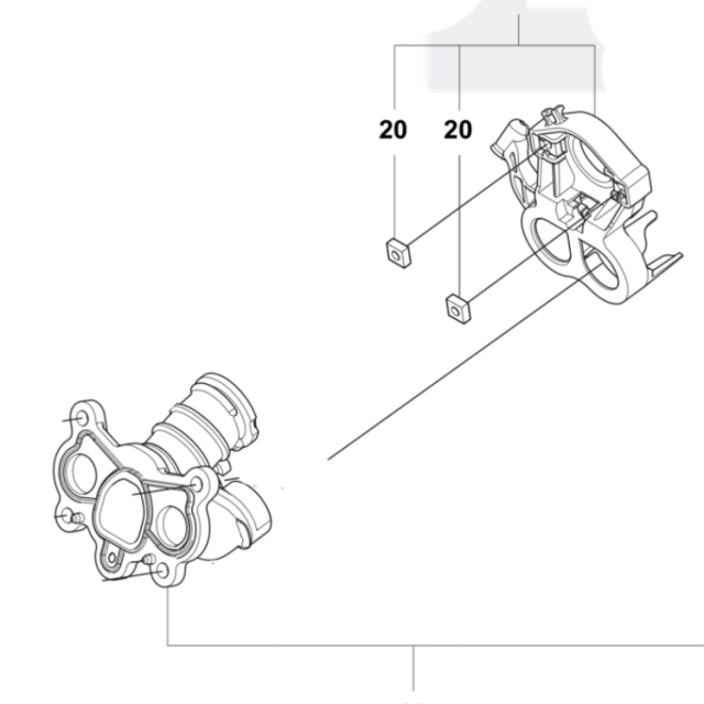 Einlassrohrbaugruppe Raven Standard 5311107-01