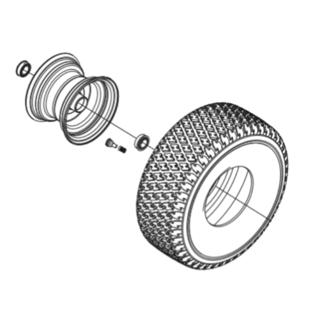 Radsatz TS 112, TS 114, TC 215T, TC 220T, TS 112, TS 114, TS 215T, TS 217T