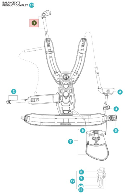 Schnallen-Vorderteil links kpl 5360257-01