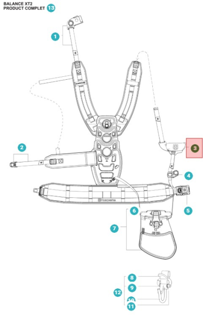 Schnallen-Vorderteil rechts, komplett 5360259-01