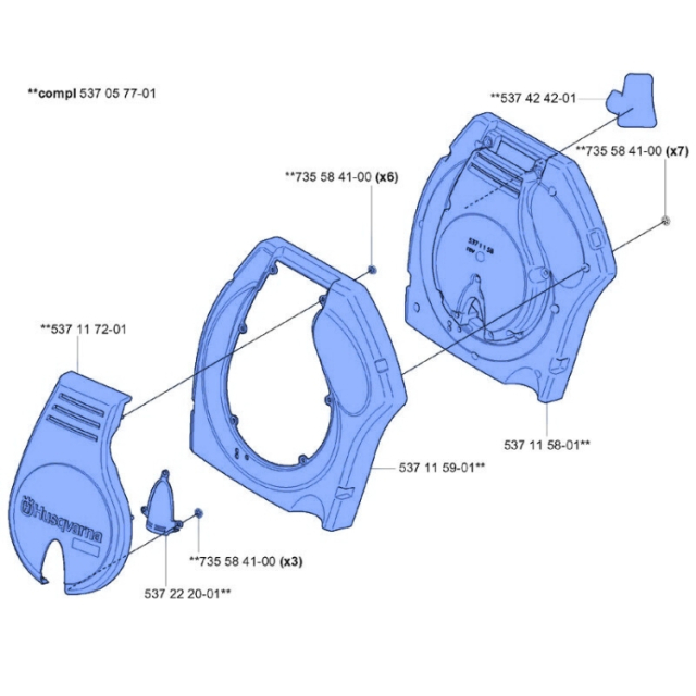 Abdeckung Kpl 5370577-01
