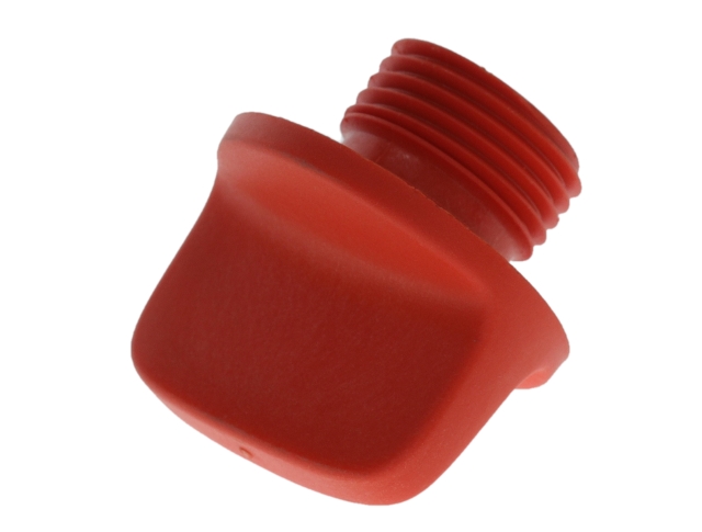 Füllstopfen, rot