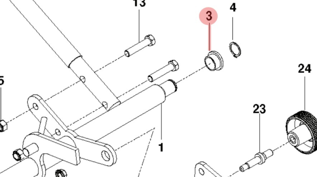 Lager, Flansch 5391128-95