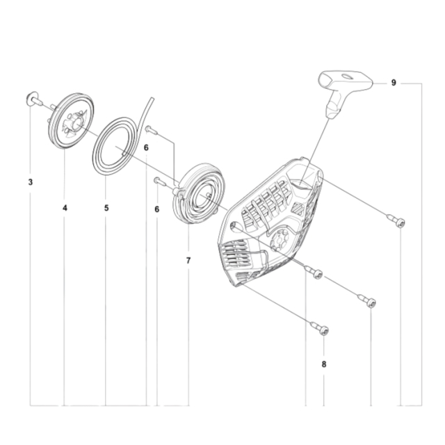 Anlasser Husqvarna 564XP