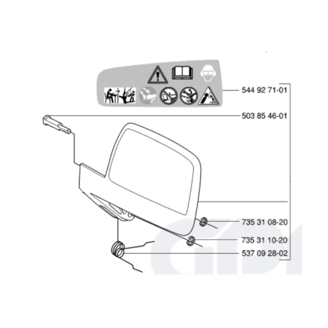 Wurfschutz Kpl 5440136-03