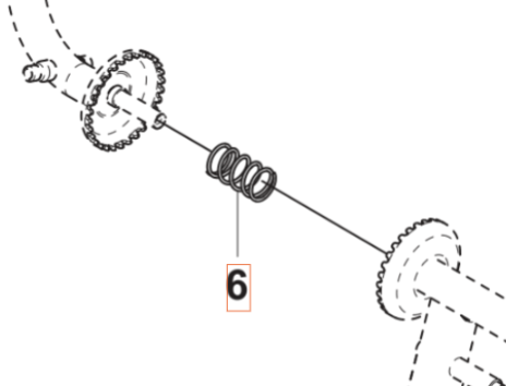 Drosselfeder 5449816-01
