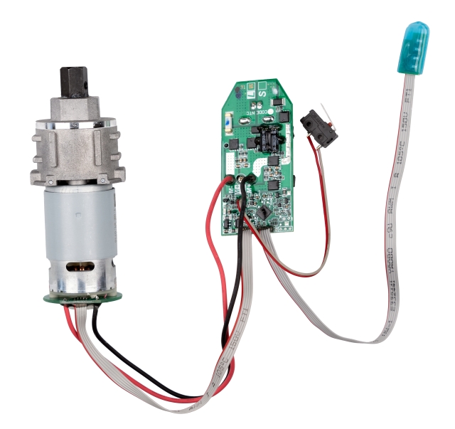 Motor mit elektronischer Schaltung
