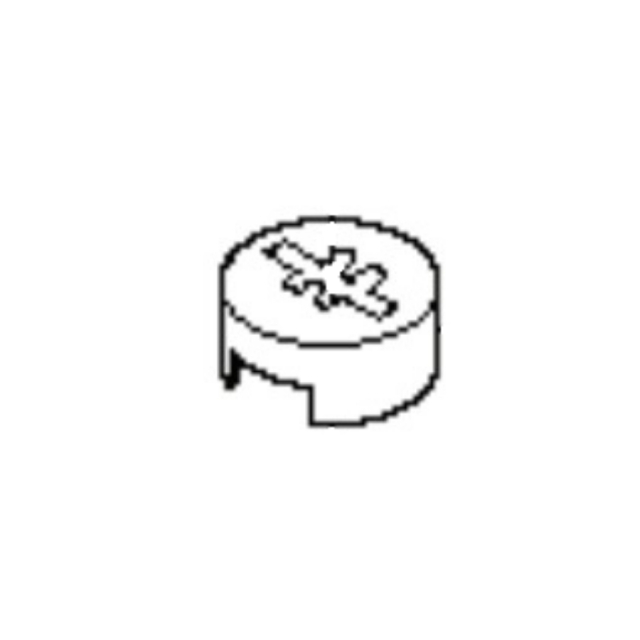 Halterung Federrückstellung links, schwarz