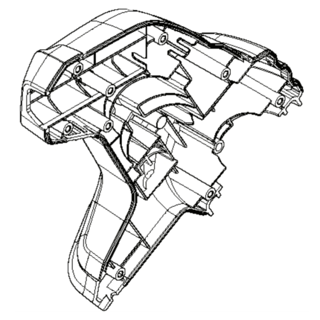 Motorabdeckung Links