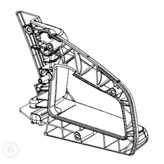Griff Hinten Schwarz 5854356-01