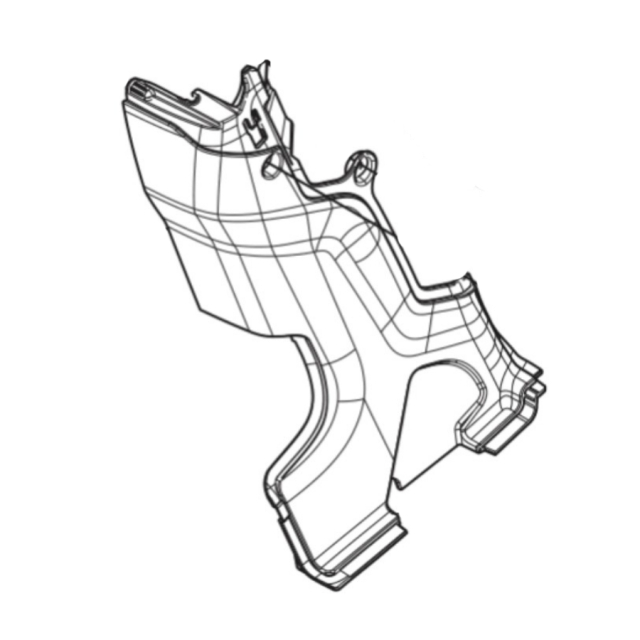 Abdeckung Lenksäule, rechts