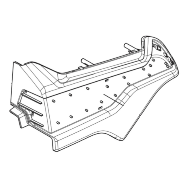 Abdeckung des Bedienfelds, außen 5894988-02