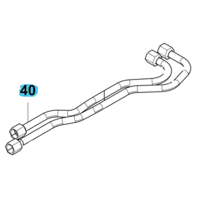 Hydraulikrohr für Vfmu