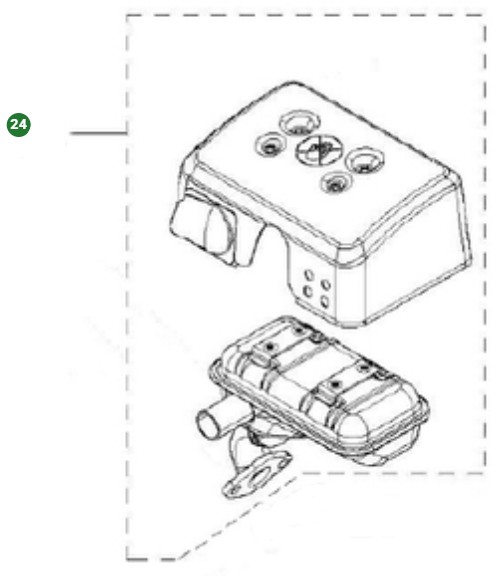 Schalldämpfer, Kpl 5903918-01