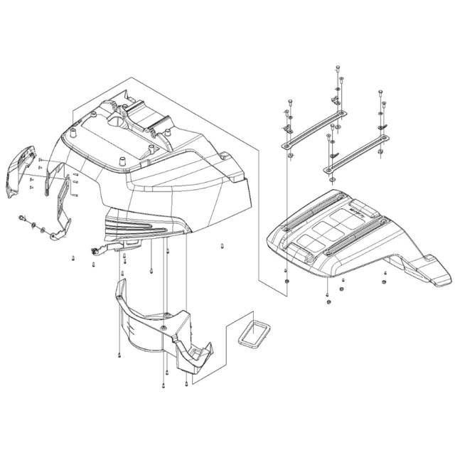 Motorhaube komplett R419Tsx Awd