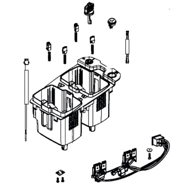 Ersatzteil für Batteriekasten, Lc 5931245-03