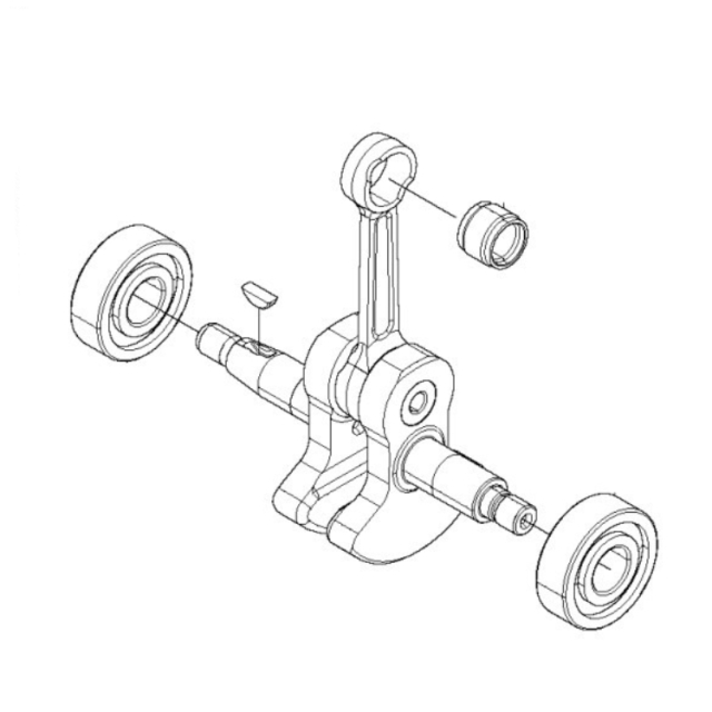 Kurbelwelle Komplett 5933053-01