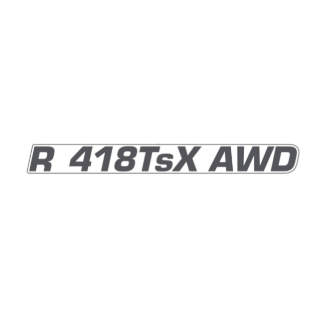 Aufkleber Motorhaube R 418Tsx Awd 5949895-03