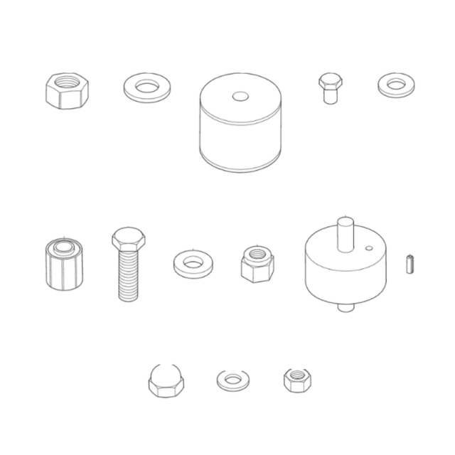 Reparatursatz Stoßdämpfer LG 505 US/CA