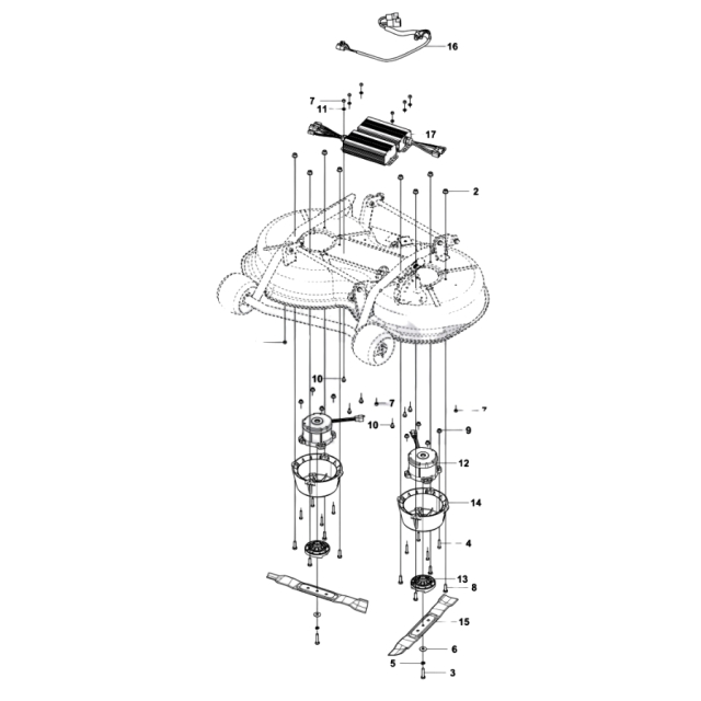 Komplettes Mähdecksystem