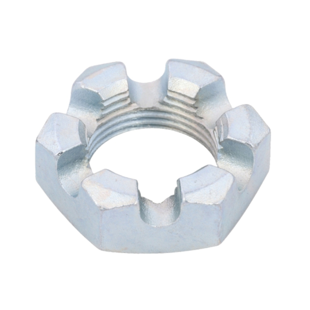 Mutter-Hexagon-Schlitz-Sattel 1-14 x 1-1/2 in St. 43 m psi klares Zink