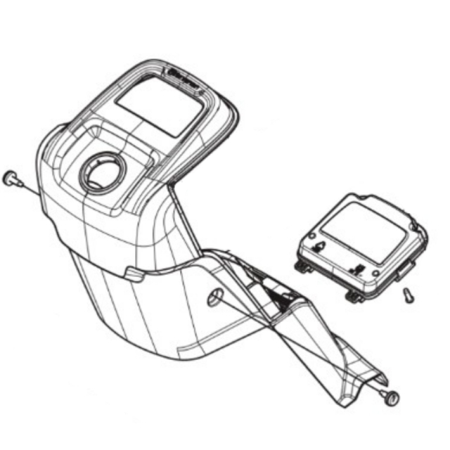 Lenkungsabdeckung Hinterer Teil