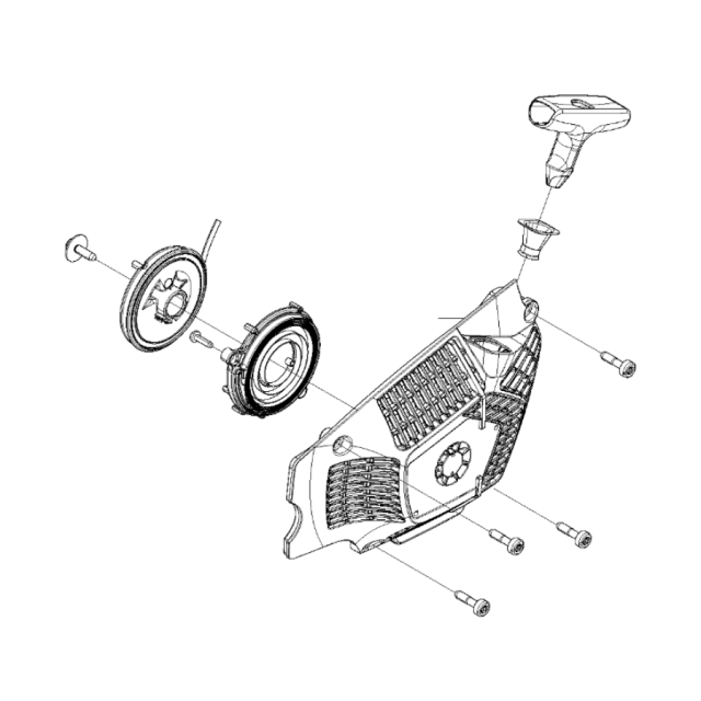 Starter-Gehäuse wlc 572xp