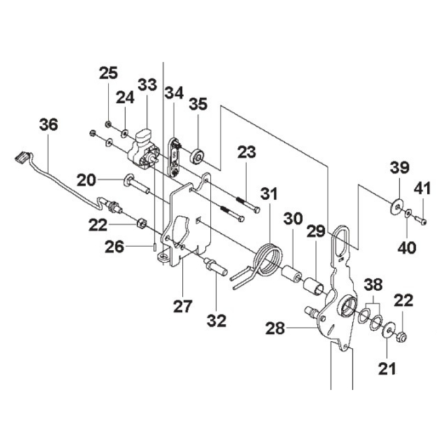 Konsolenbaugruppe Elektrischer Drehzahlmesser C