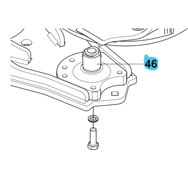 Wellenzapfen unten Ã 30
