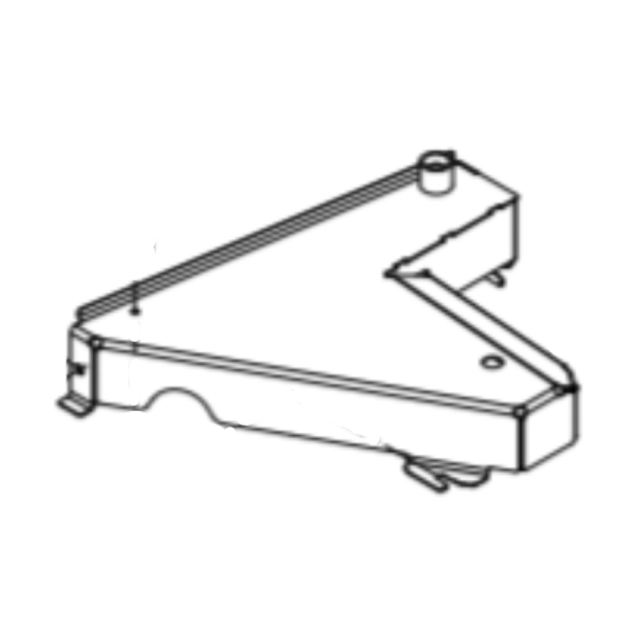 Modul 448 Mandrel-Abdeckung links grau x498