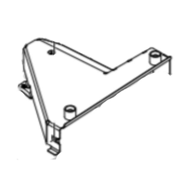 Modul 448 Mandrel-Abdeckung rechts grau x498