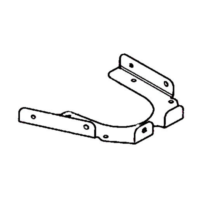 Halterung z460/454x/460x Deck-Riemenscheibenabdeckung lh grau (x498)