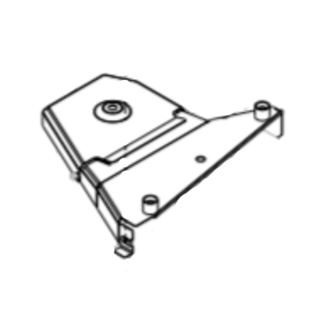 Abdeckung z460/454x/460x Deck-Riemenrolle rh grau (x498)