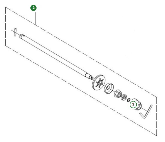Vollständiger Vertikutierer Kompl 5975280-01