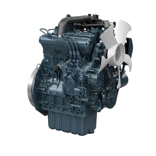 Komplette Motoreinheit Kubota D1