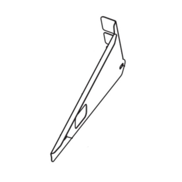 Abdeckung linke Zapfwelle grau